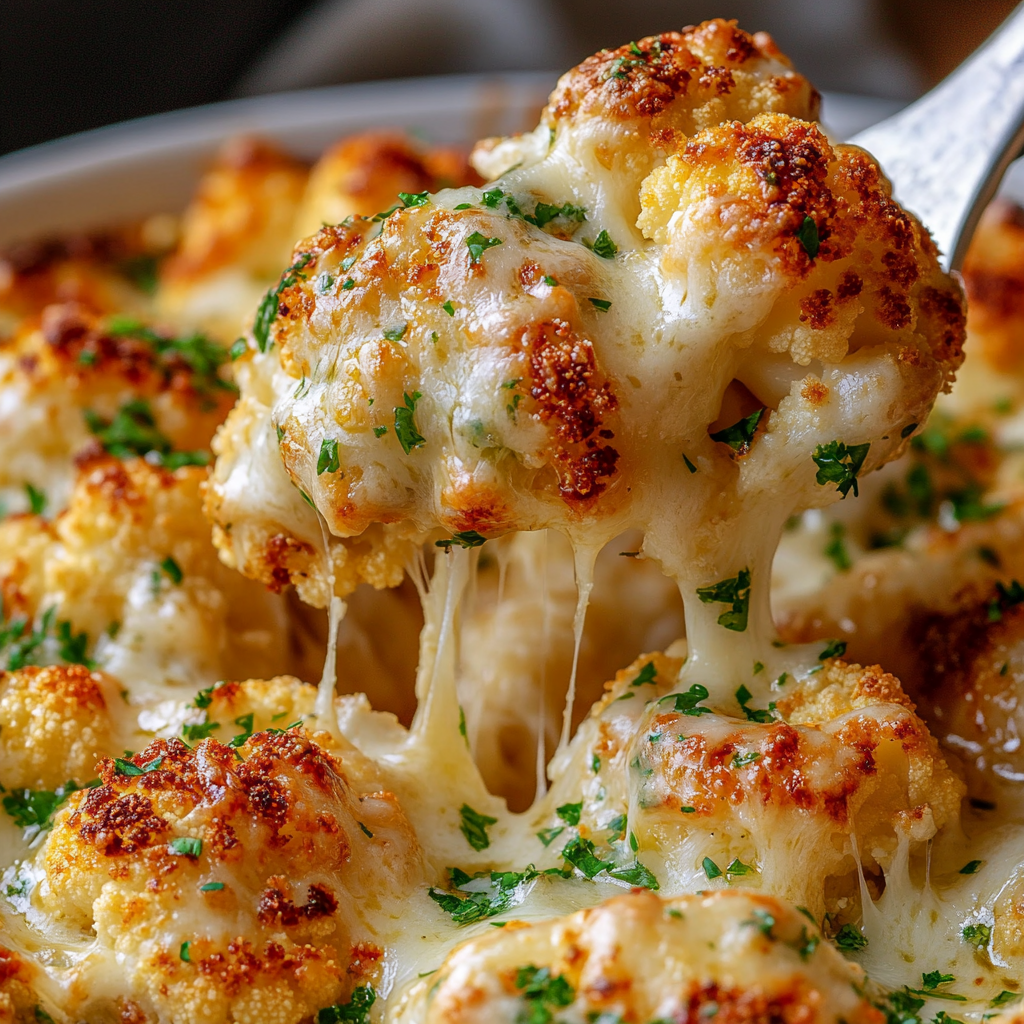 Cheesy Baked Cauliflower