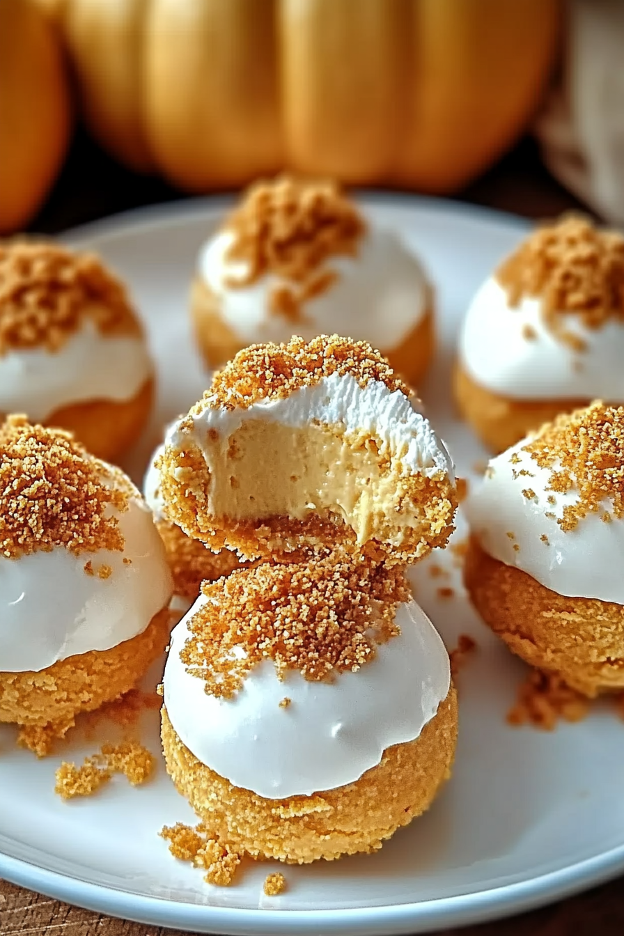 No-Bake Pumpkin Cheesecake Balls