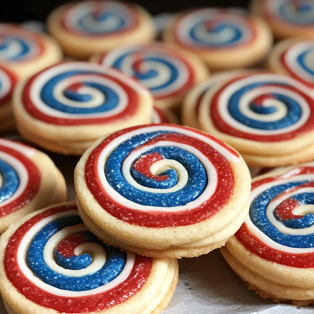 Red, White and Blue Pinwheel Icebox Cookies – A Festive Fourth of July Favorite