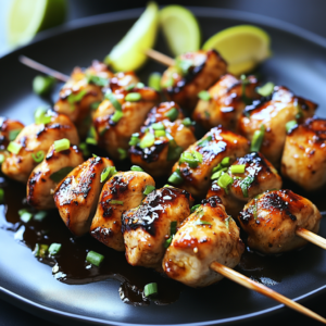 Honey Garlic Asian Chicken Kabob