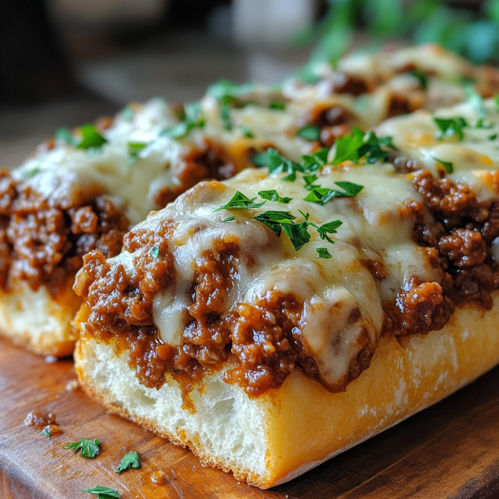 Italian Garlic Bread Sloppy Joes Recipe