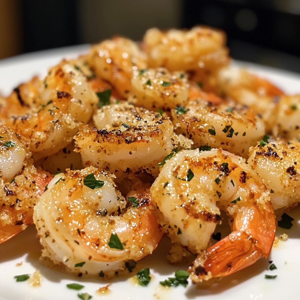 Garlic Parmesan Roasted Shrimp Recipe