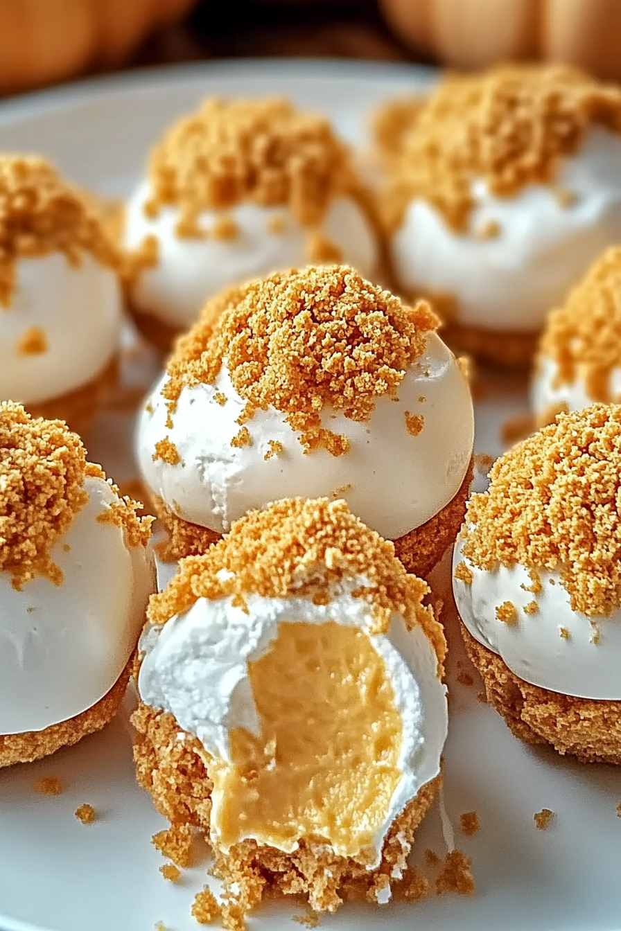 No-Bake Pumpkin Cheesecake Balls