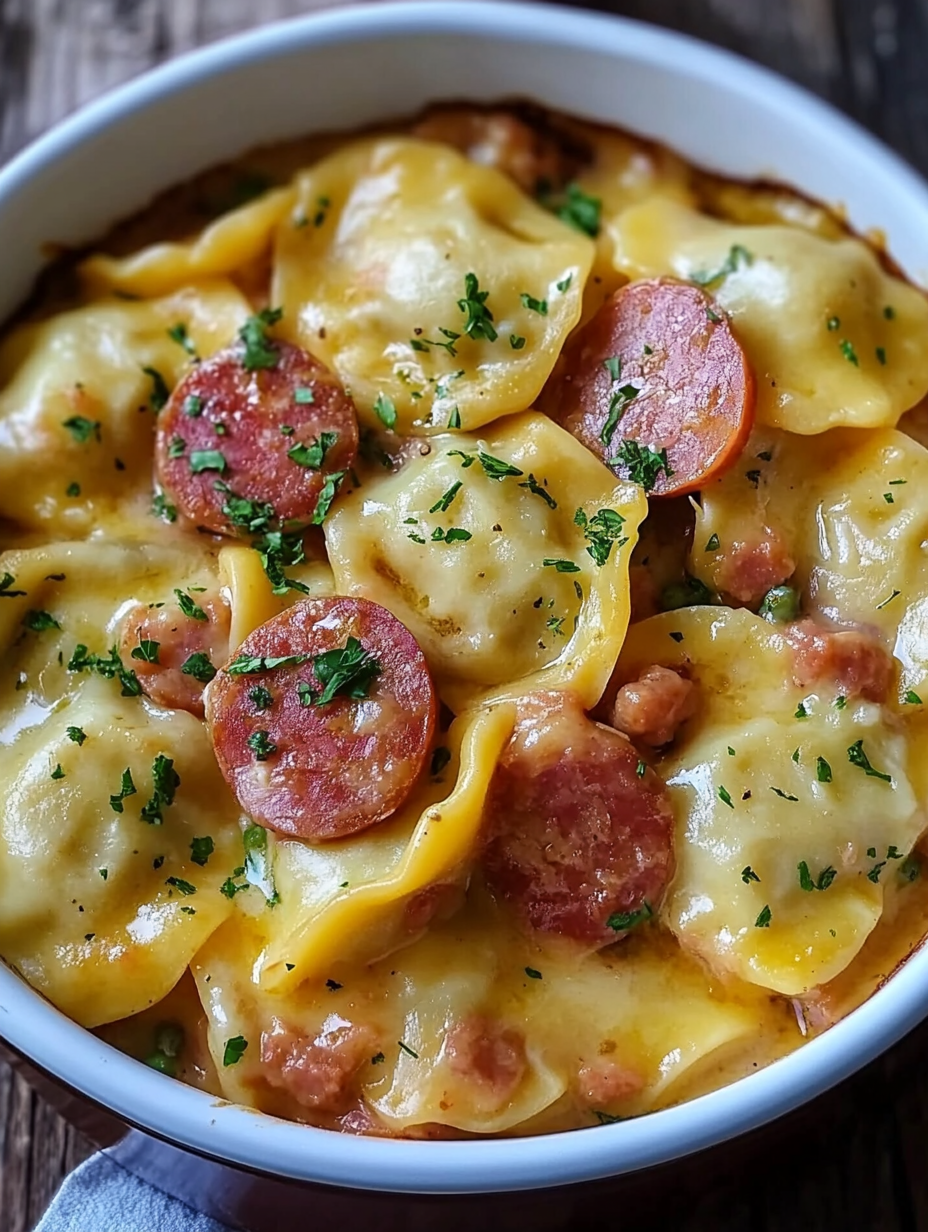 Crockpot Pierogi Casserole With Kielbasa: Cozy, Cheesy, and Easy
