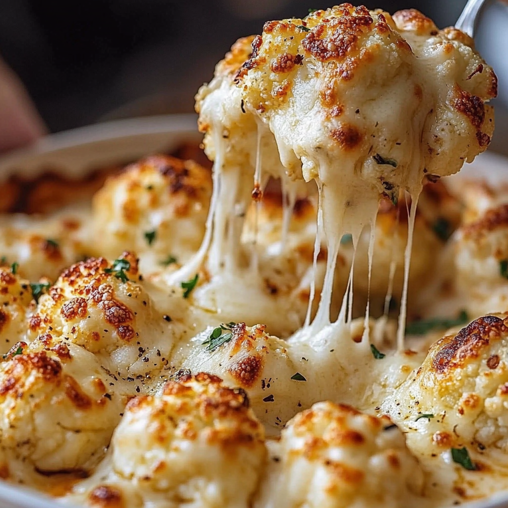 Cheesy Baked Cauliflower