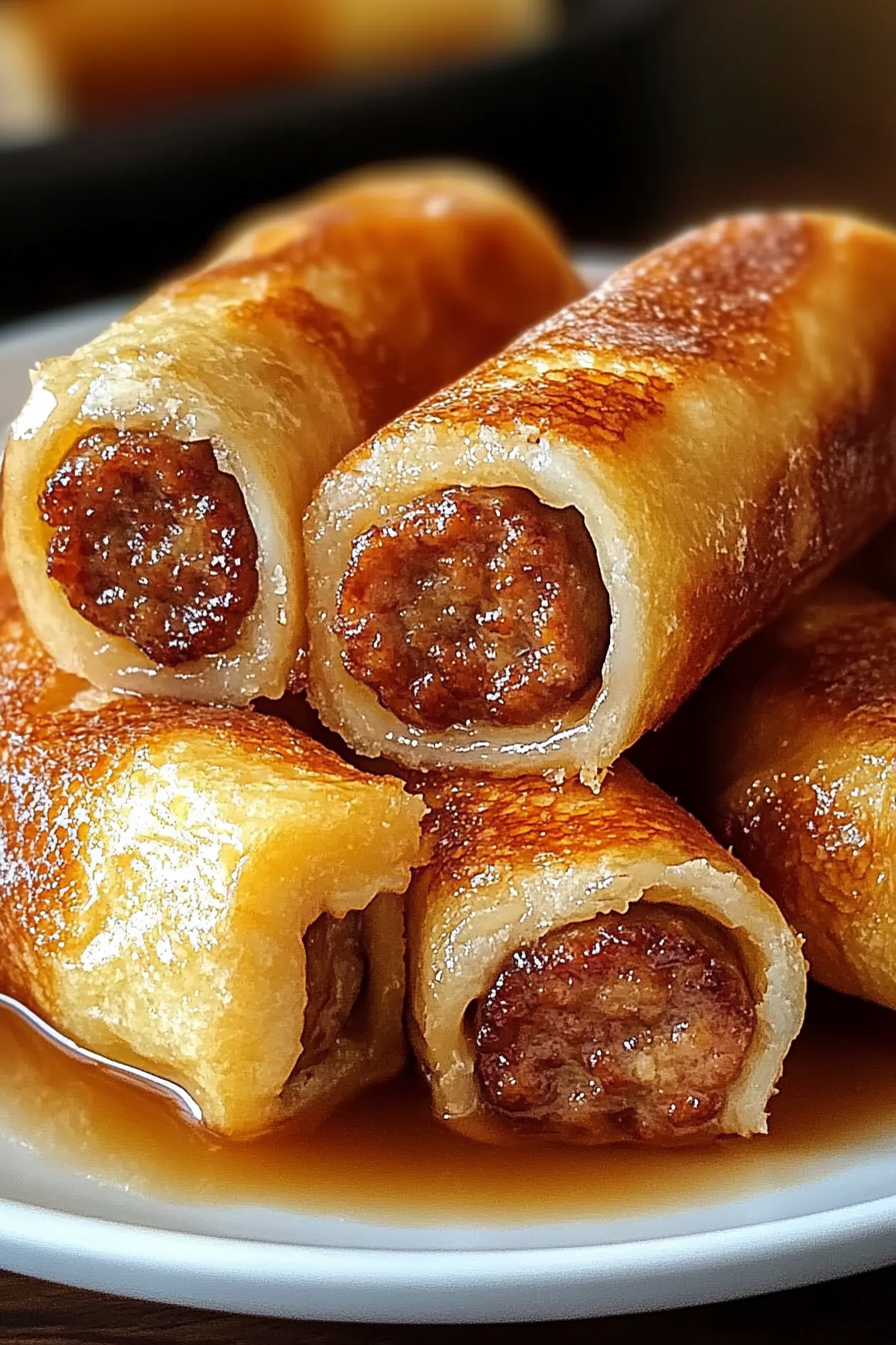 Sausage French Toast Roll-Ups Recipe