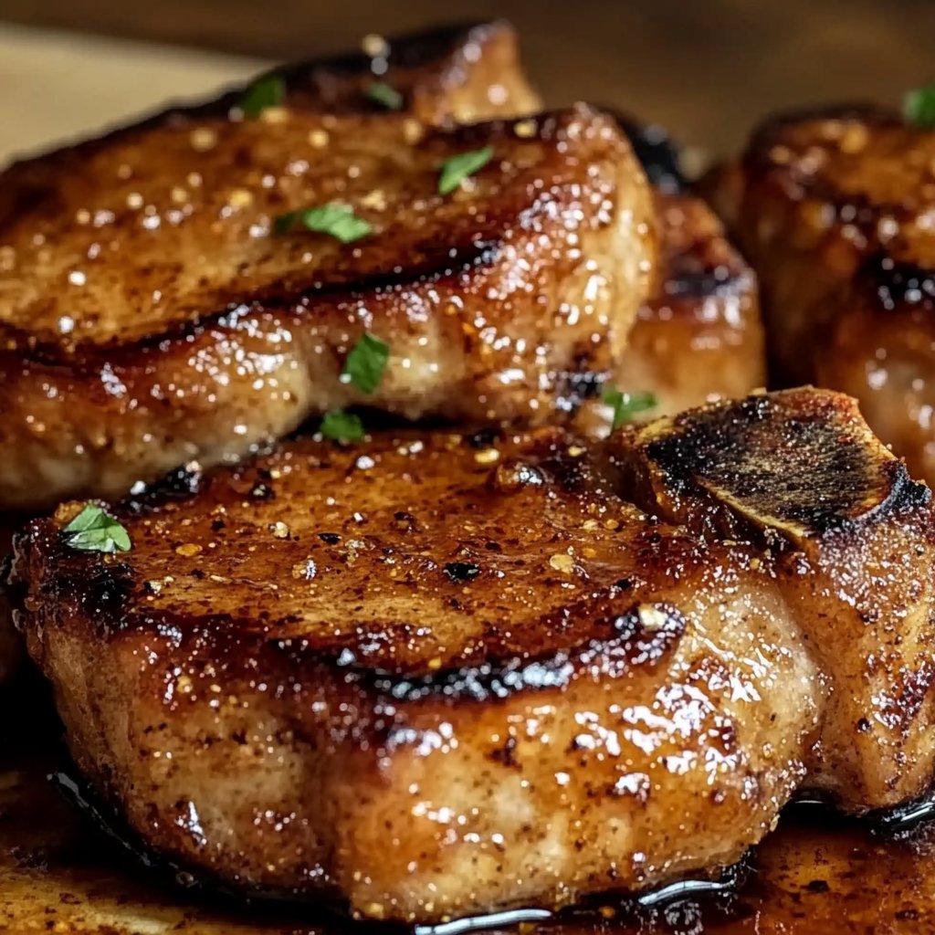 Brown Sugar Baked Pork Chops