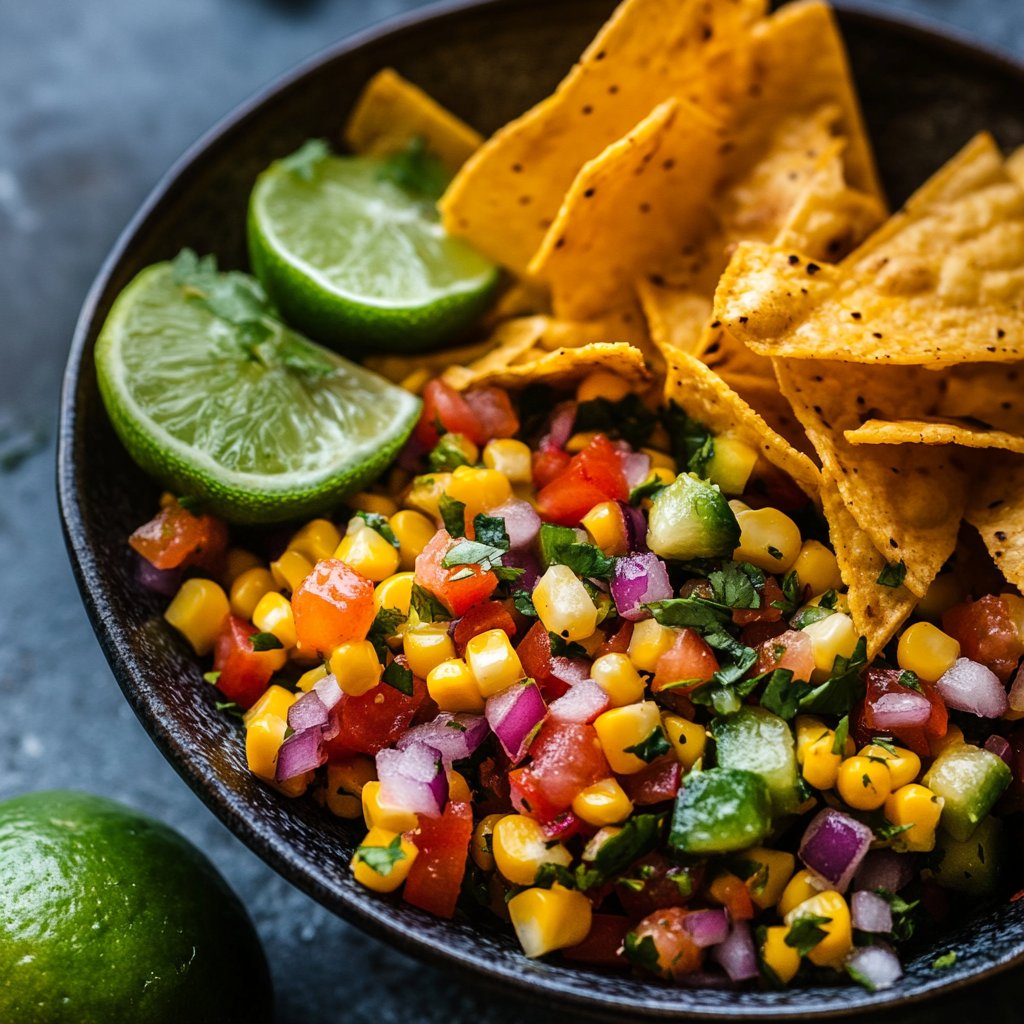 Roasted Sweet Corn Salsa