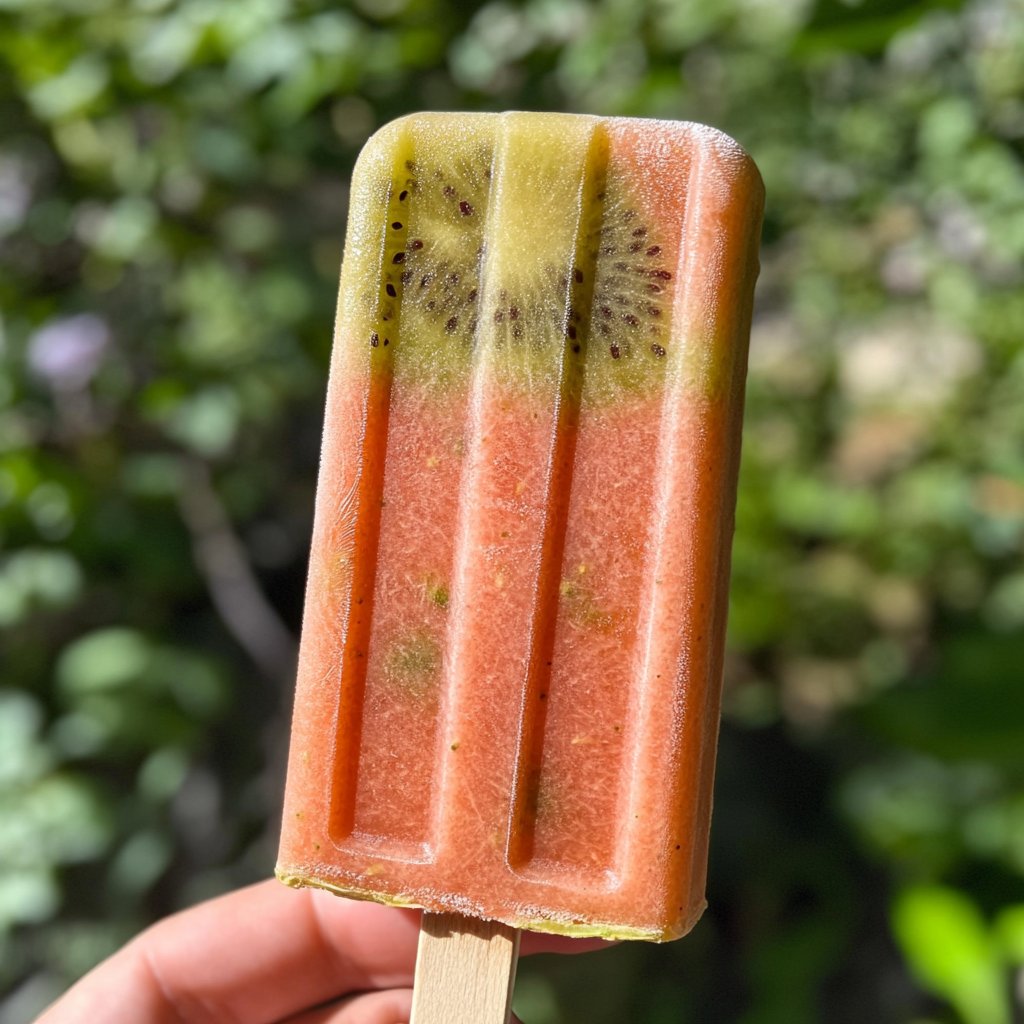 Refreshing Kiwi & Watermelon Ice Pops