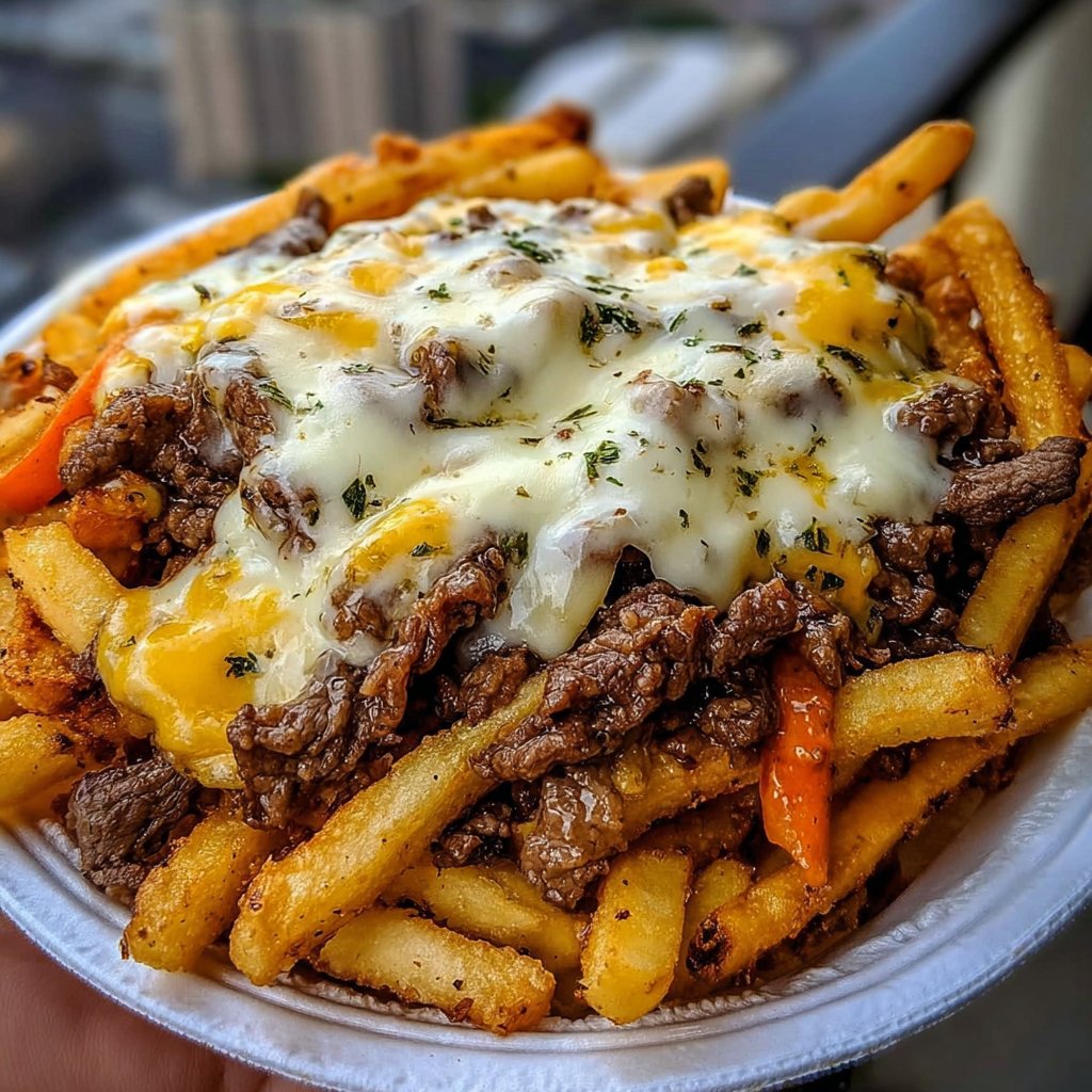 Philly Steak Cheese Fries
