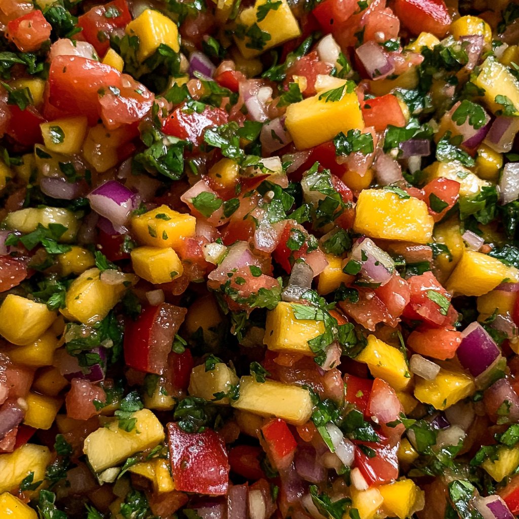 Bright & Fresh Mango Salsa for Hot Days