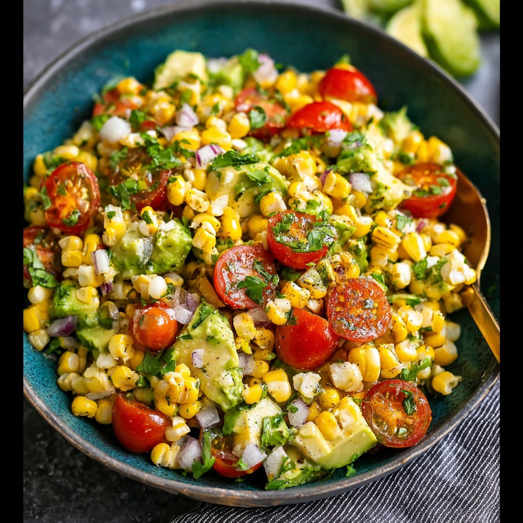 Summer Corn Salad with Avocado