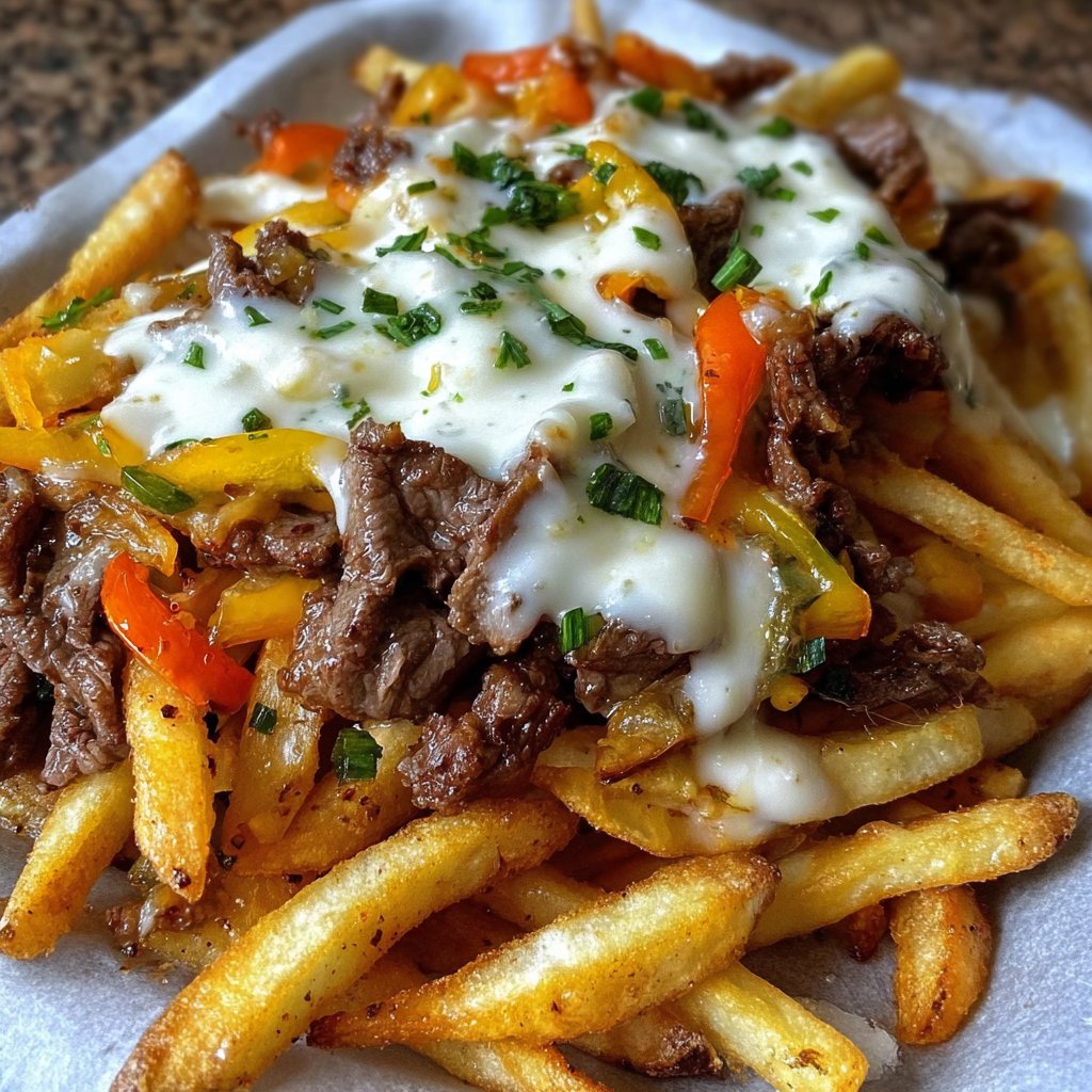 Philly Steak Cheese Fries