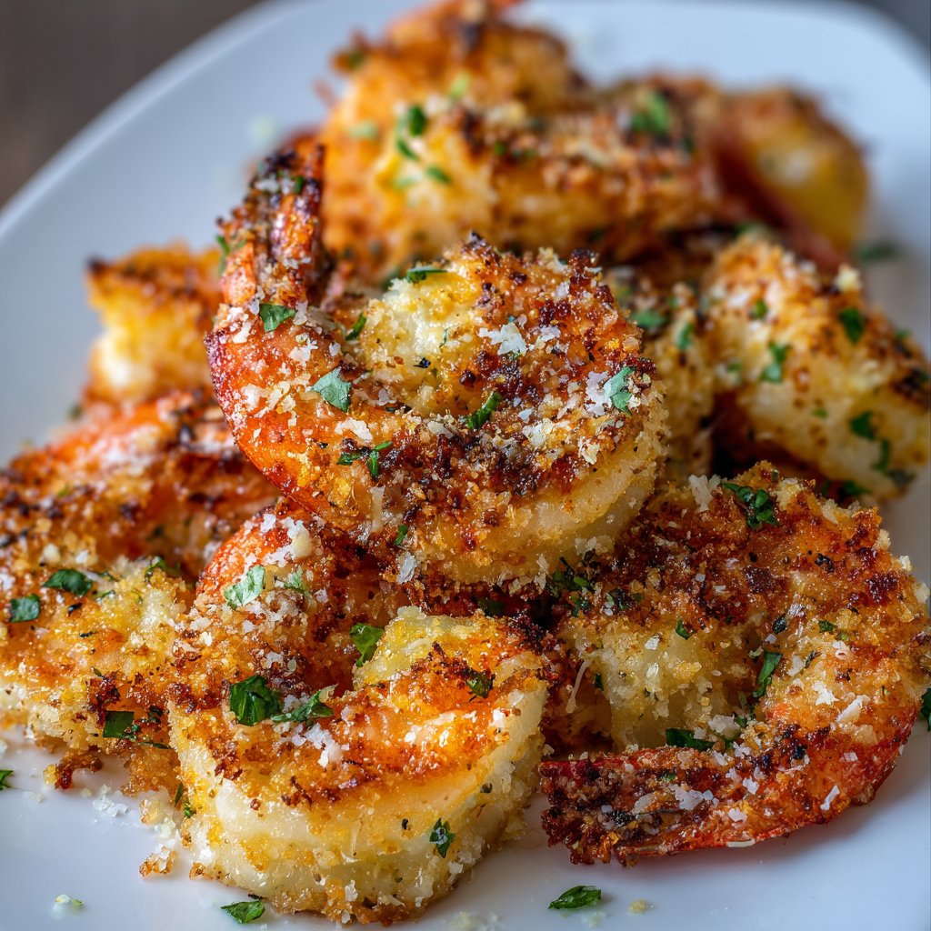 Garlic Parmesan Shrimp in the Air Fryer