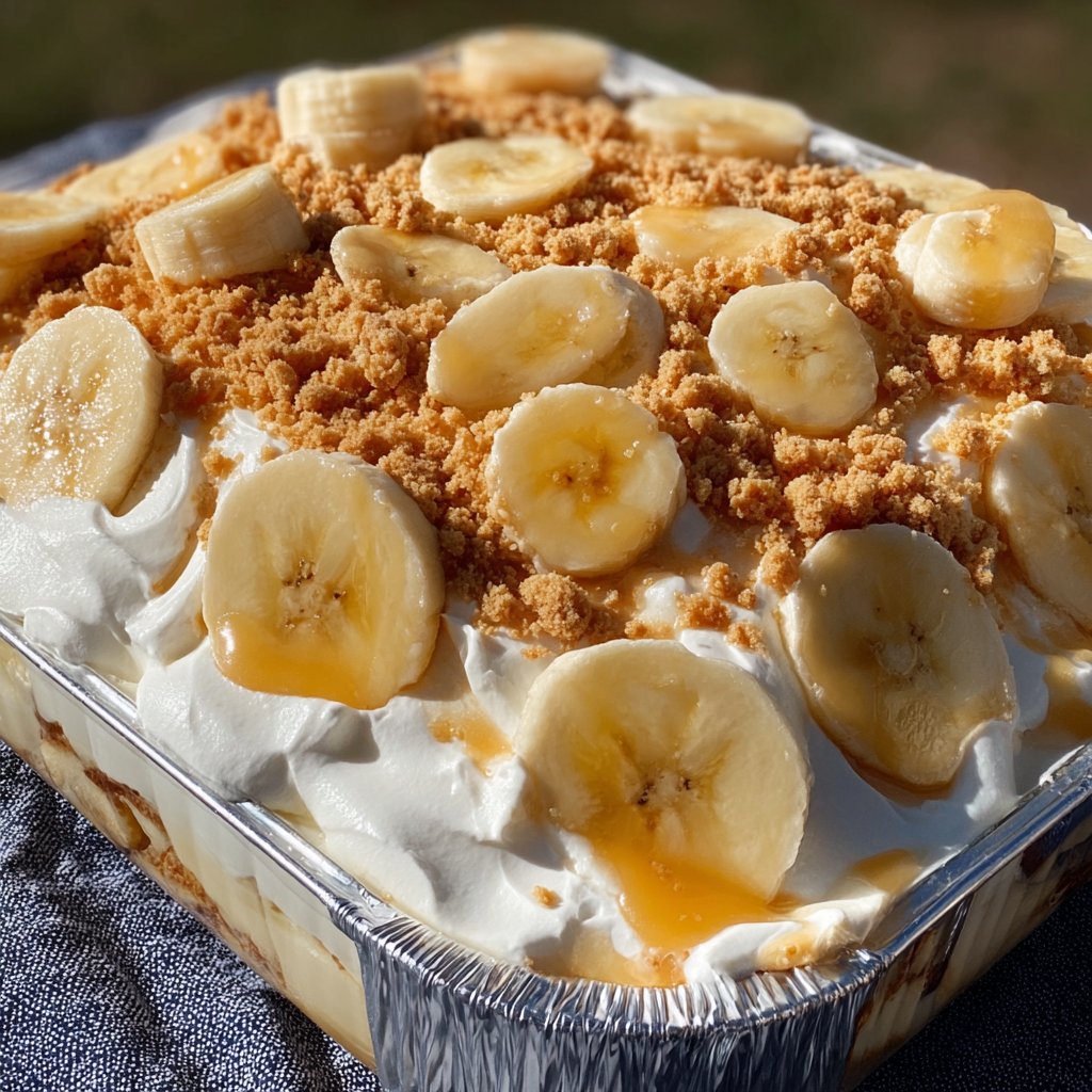 Homemade Banana Pudding Dessert