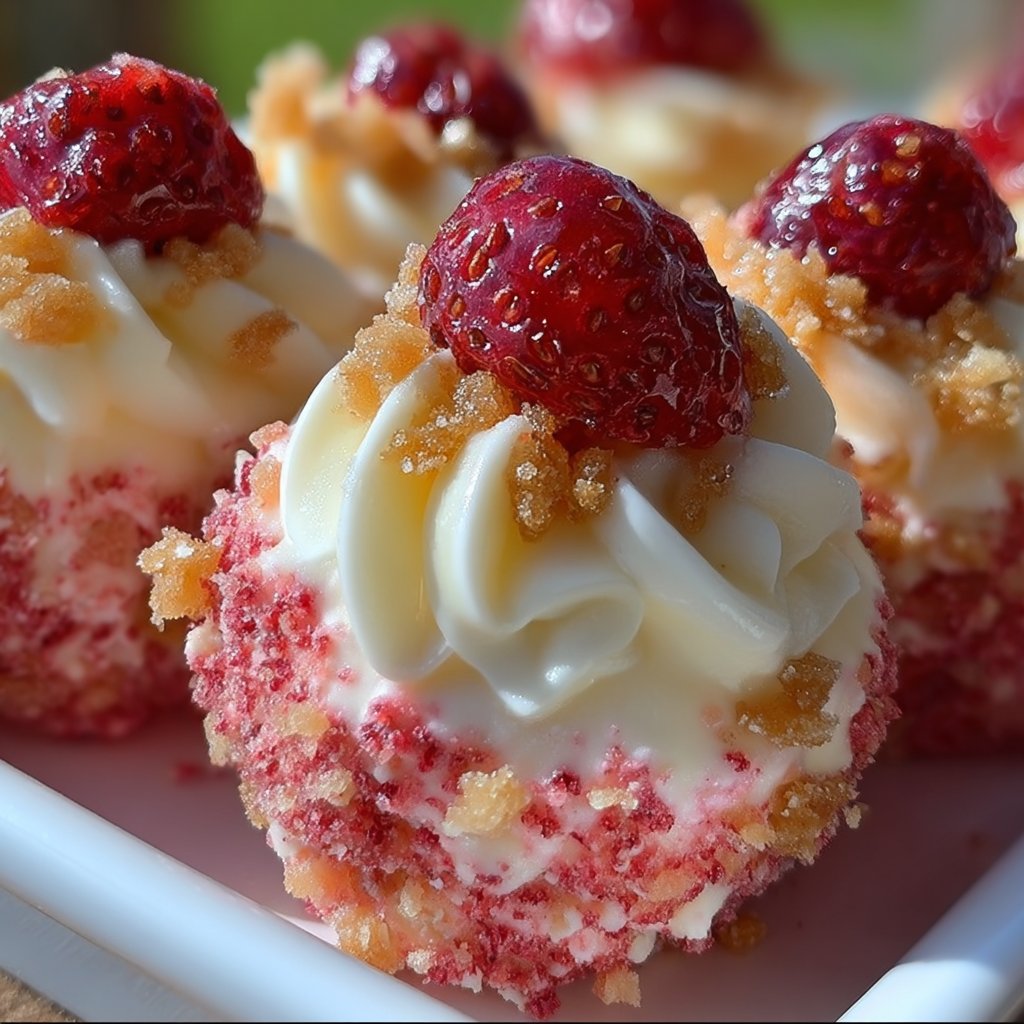 Strawberry Cheesecake Stuffed Crunch Berries
