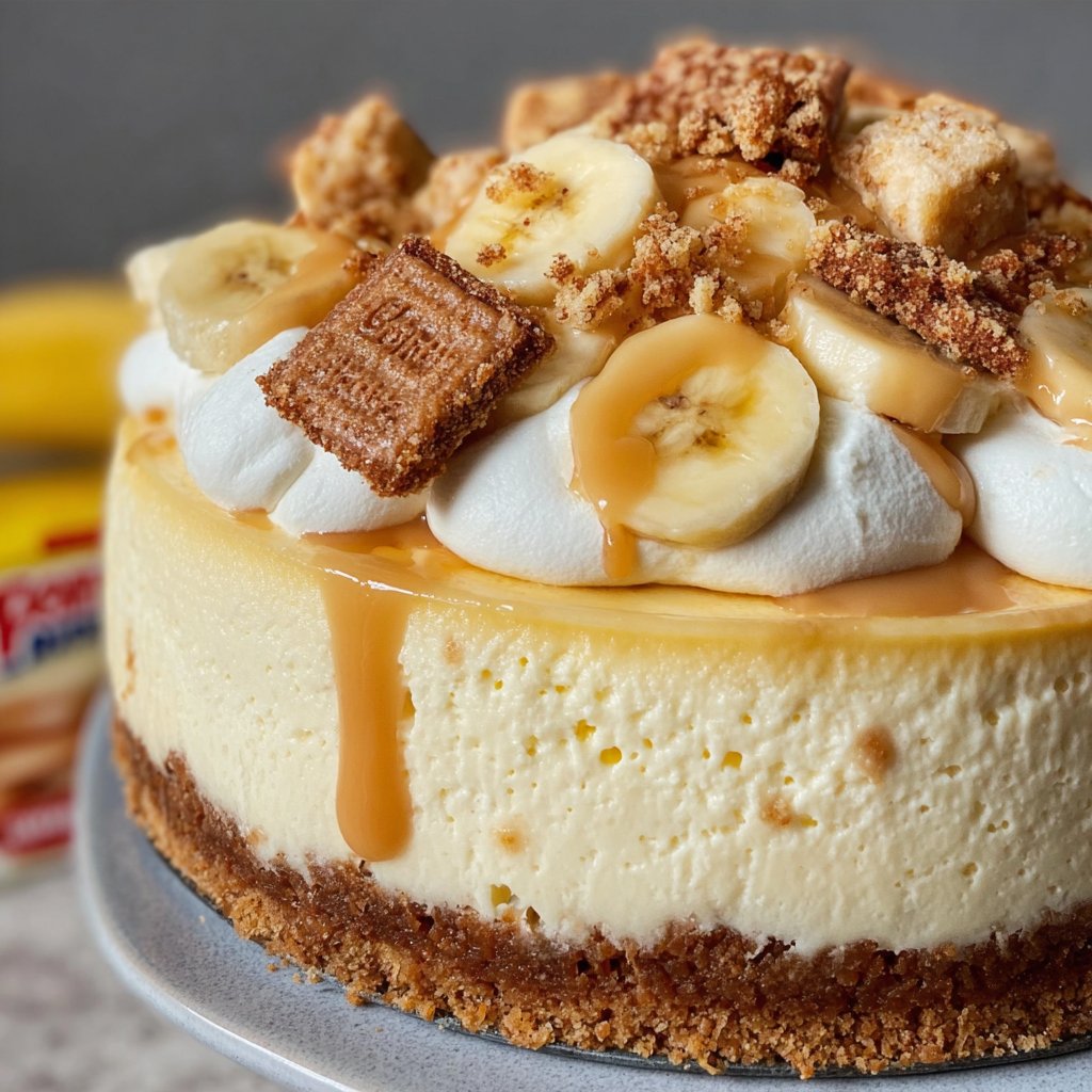 New York Style Banana Pudding Cheesecake