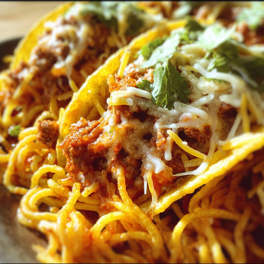 Spaghetti Tacos