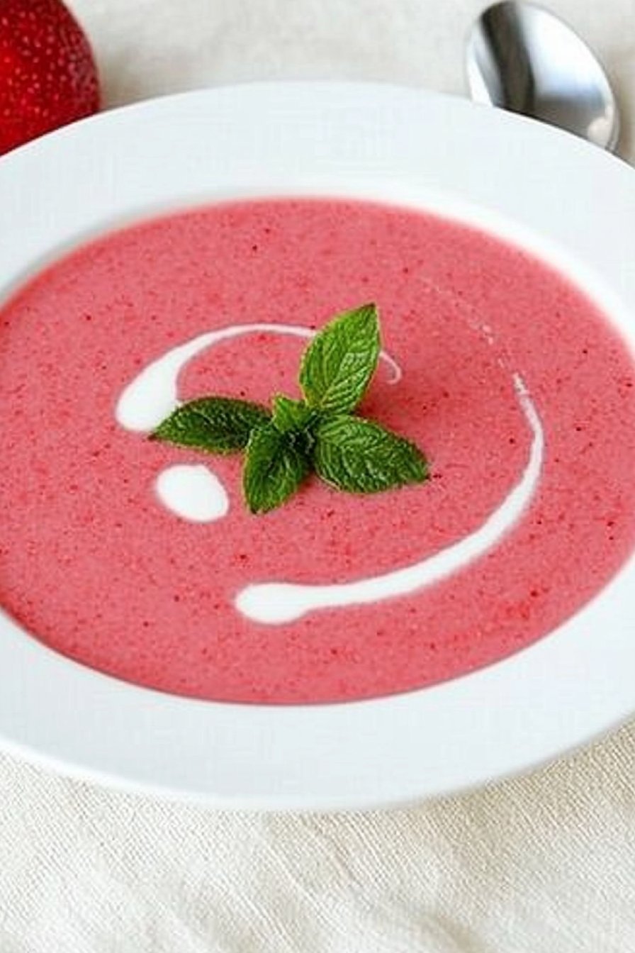 Strawberry Soup Recipe (from Disney World’s 1900 Park Fare)
