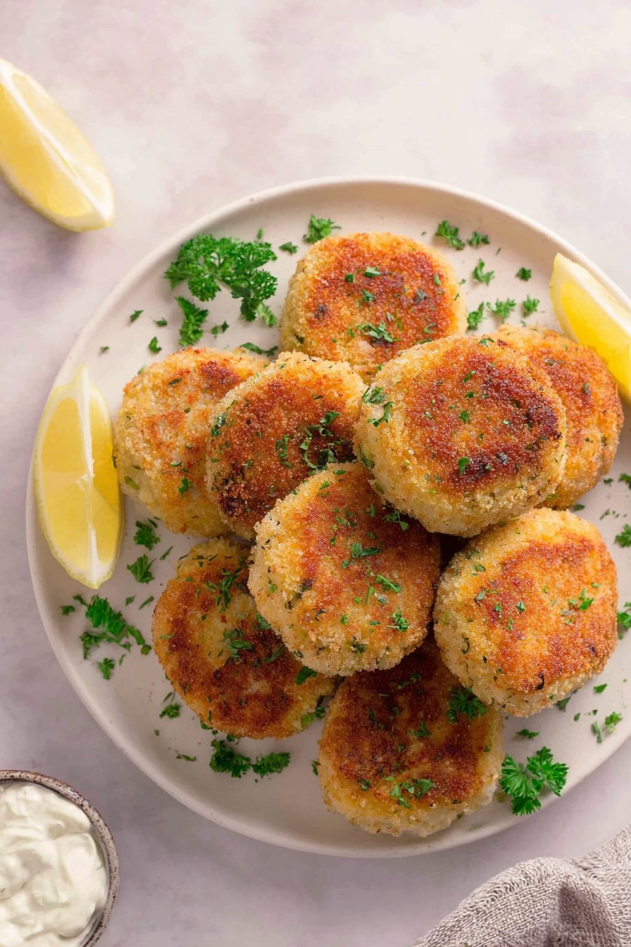 Homemade fish croquettes