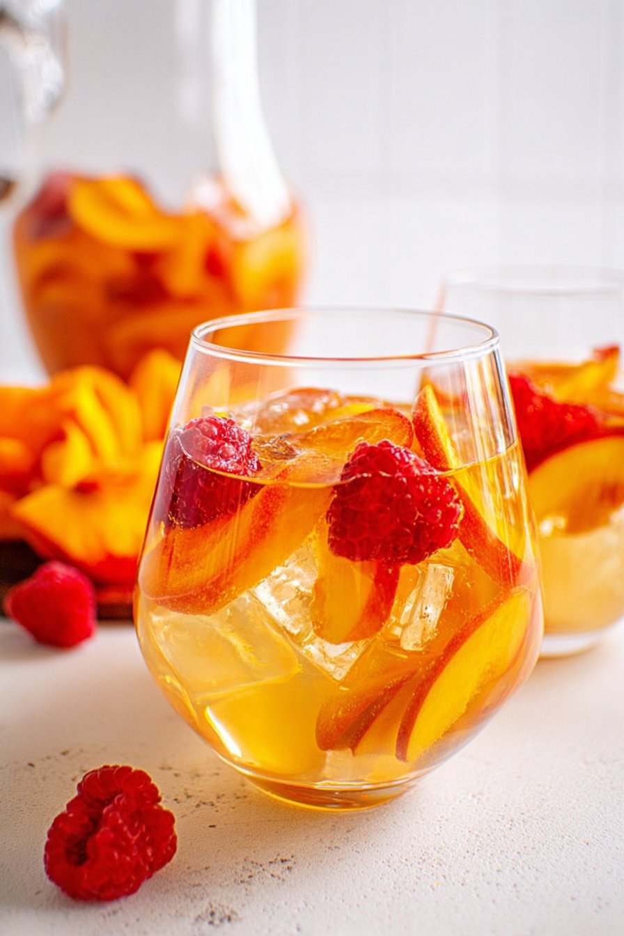 Peach White Wine Sangria