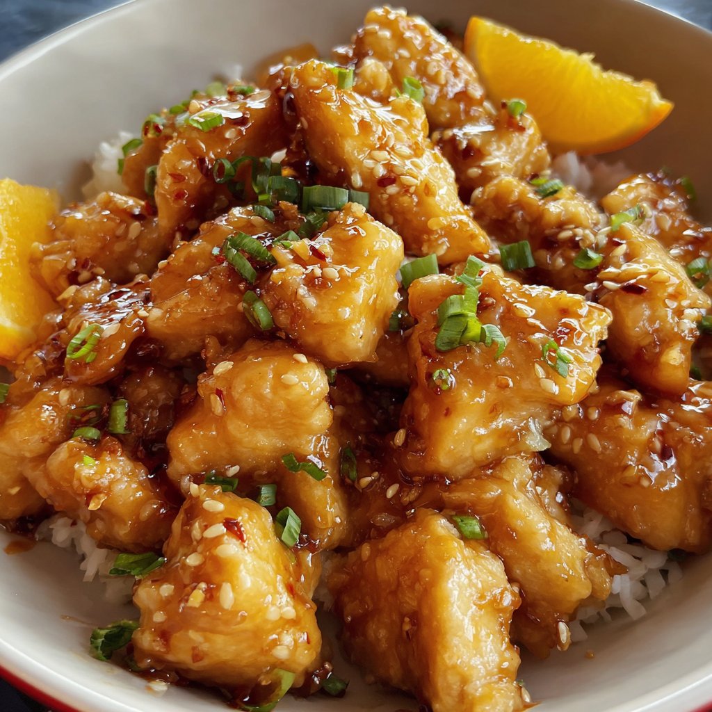 Air Fryer Orange Chicken