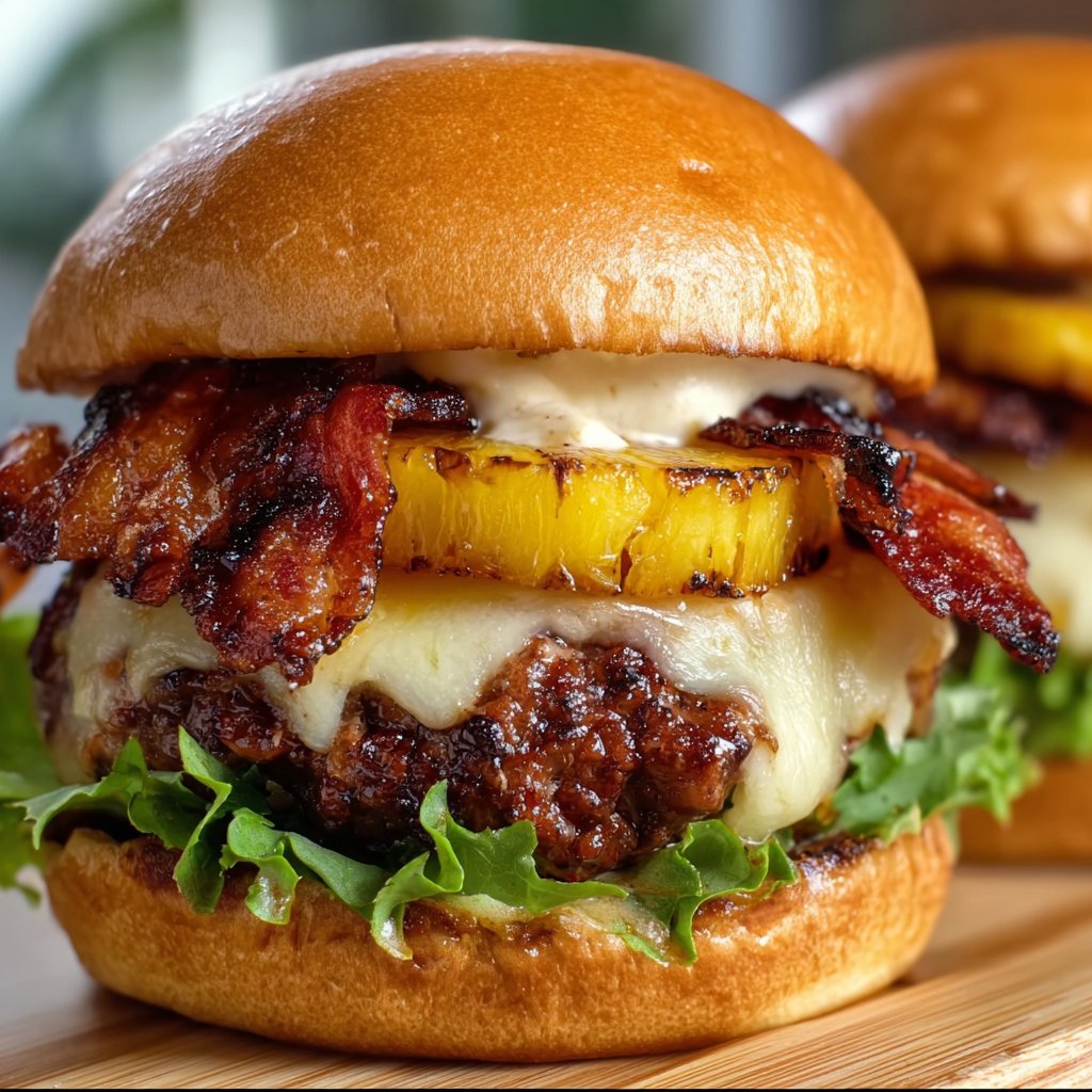 Pineapple Bacon Burger