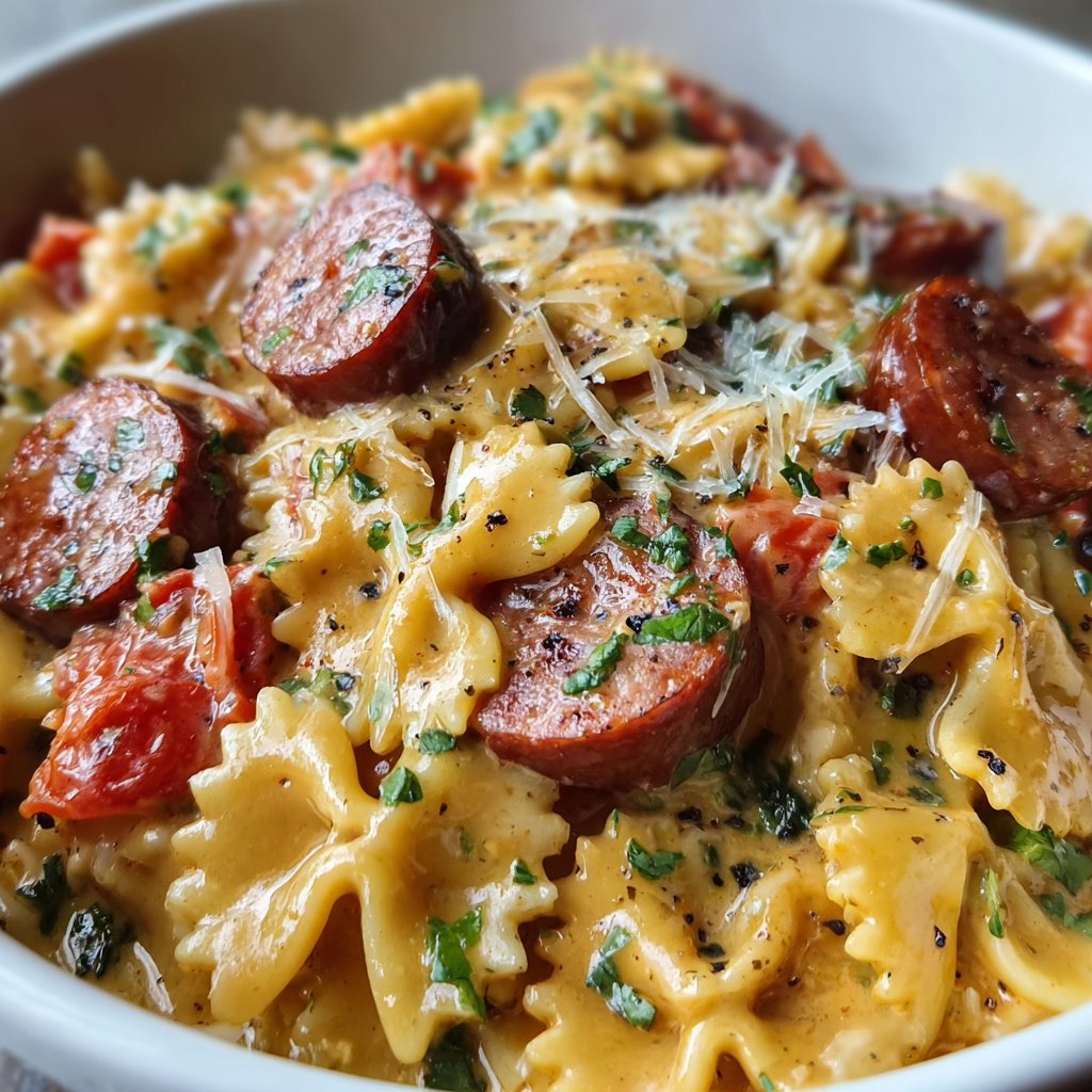 One-Pot Smoked Sausage Pasta