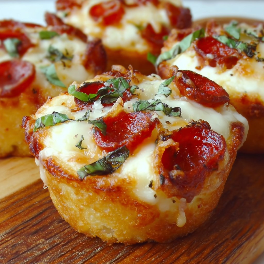 Easy Pizza Cupcakes