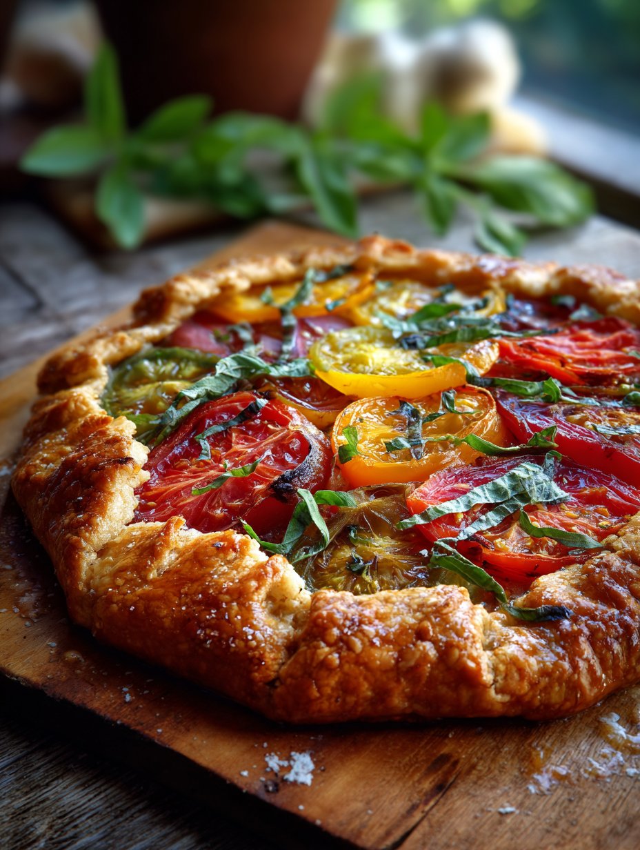 Garden-to-Table Heirloom Tomato Galette