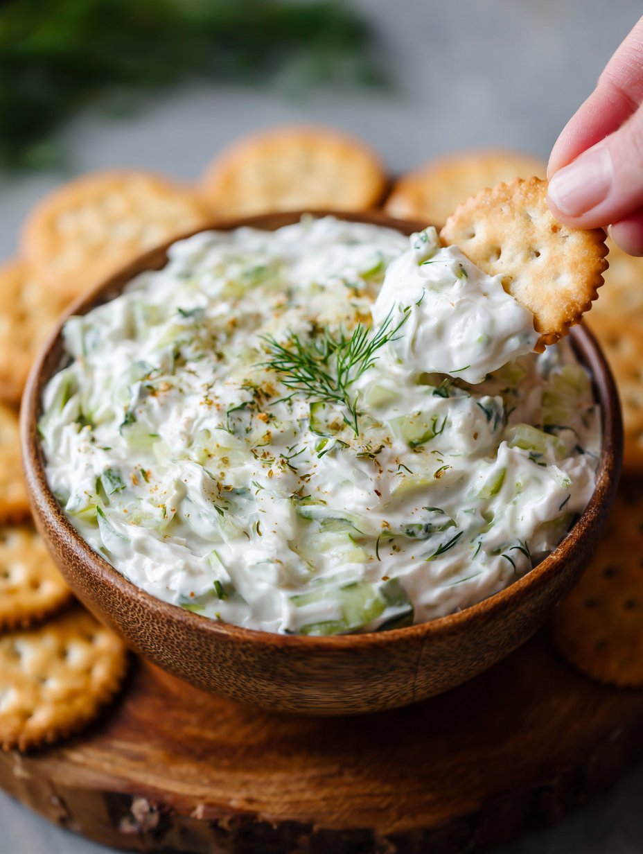 Creamy Dill Pickle Party Dip