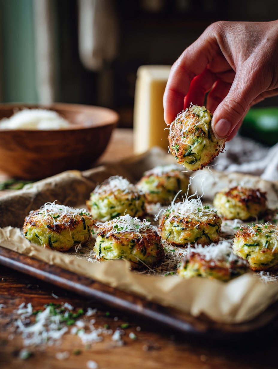 Zucchini Parmesan Bites