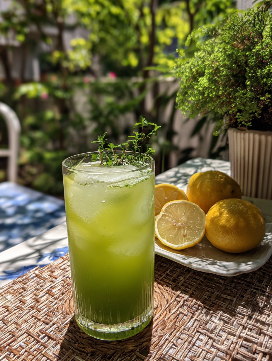 Refreshing Matcha Lemonade