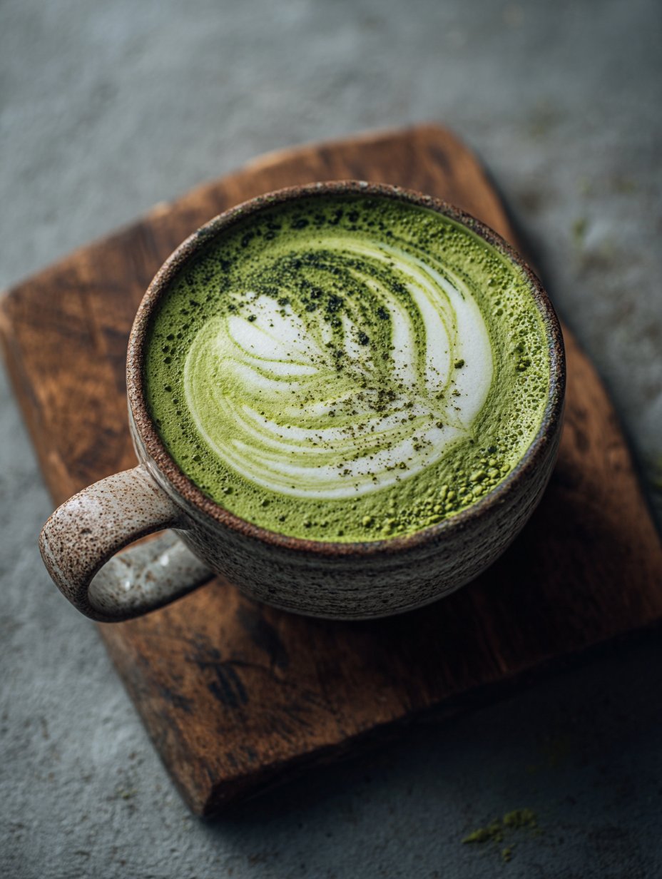 Protein-Packed Coconut‑Vanilla Matcha Latte