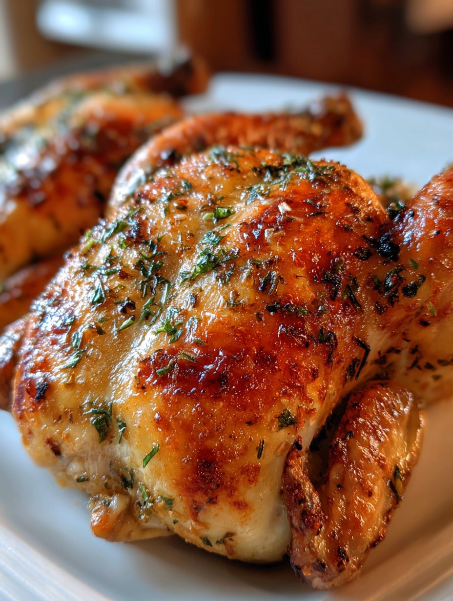 Air Fryer Cilantro-Lime Cornish Hen