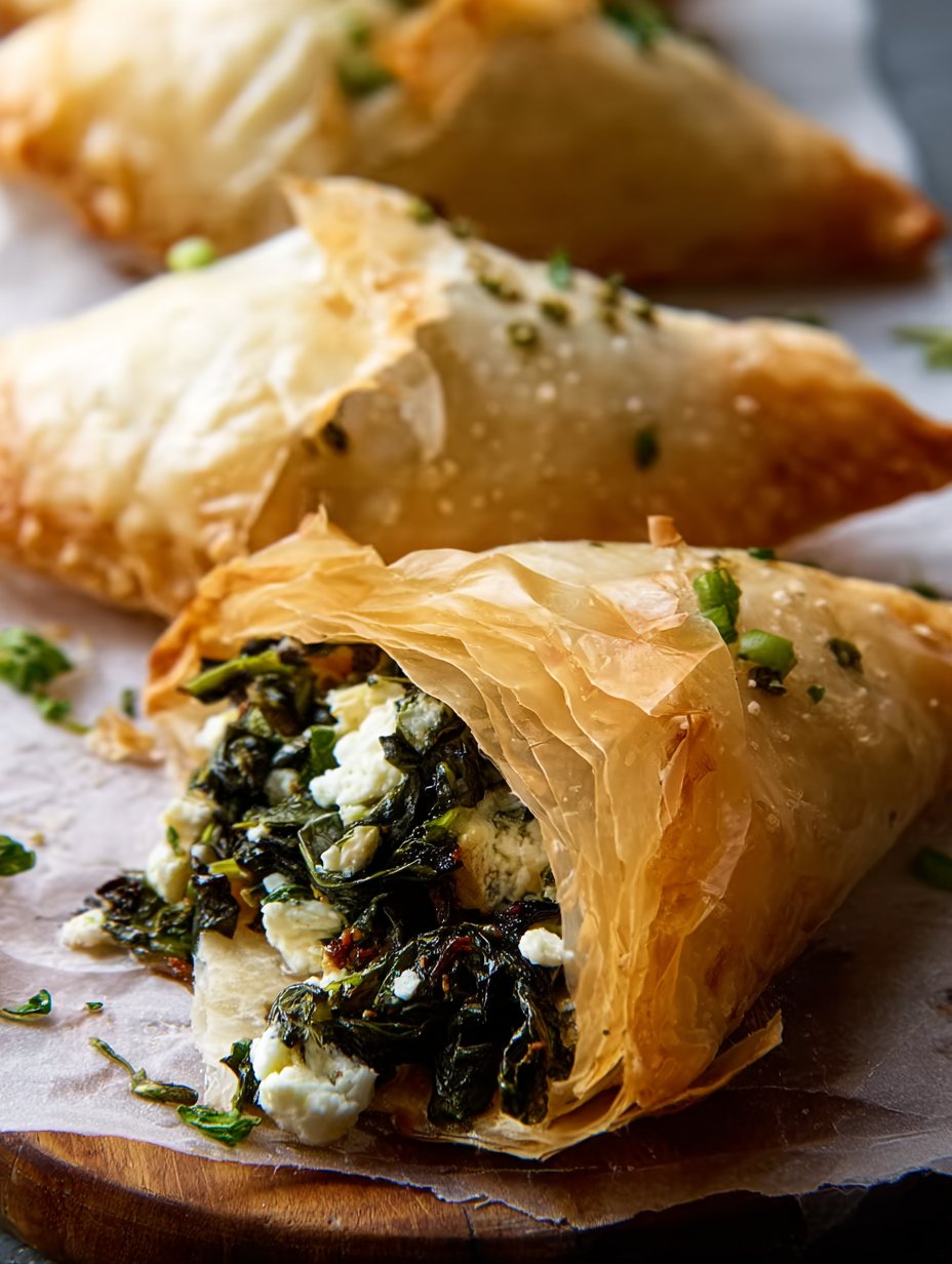Air Fryer Kale and Feta Hand Pies