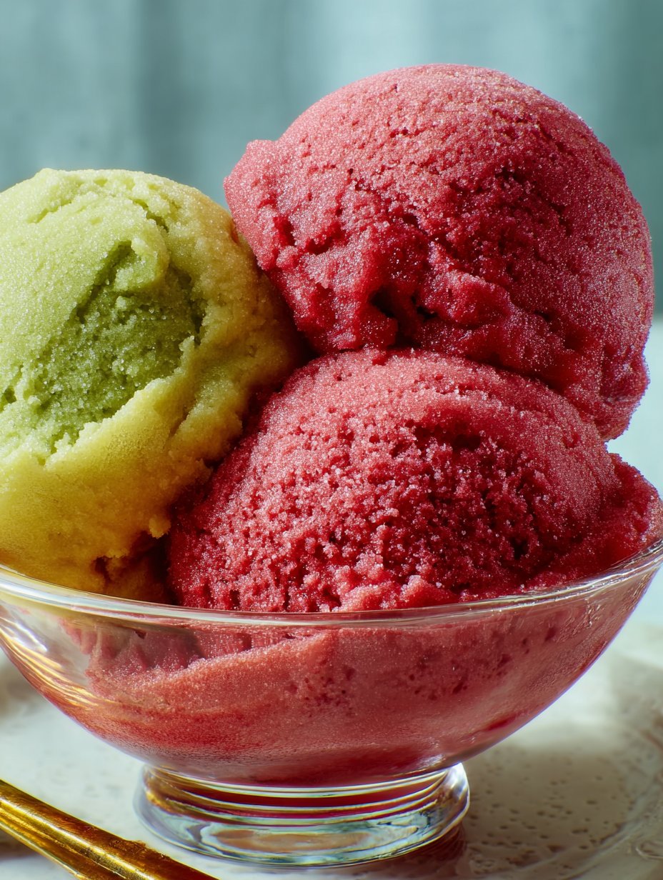 Green & Red Grape Sorbet