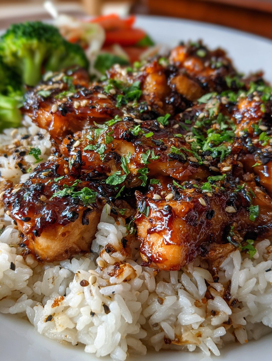 Teriyaki Chicken and Rice Casserole