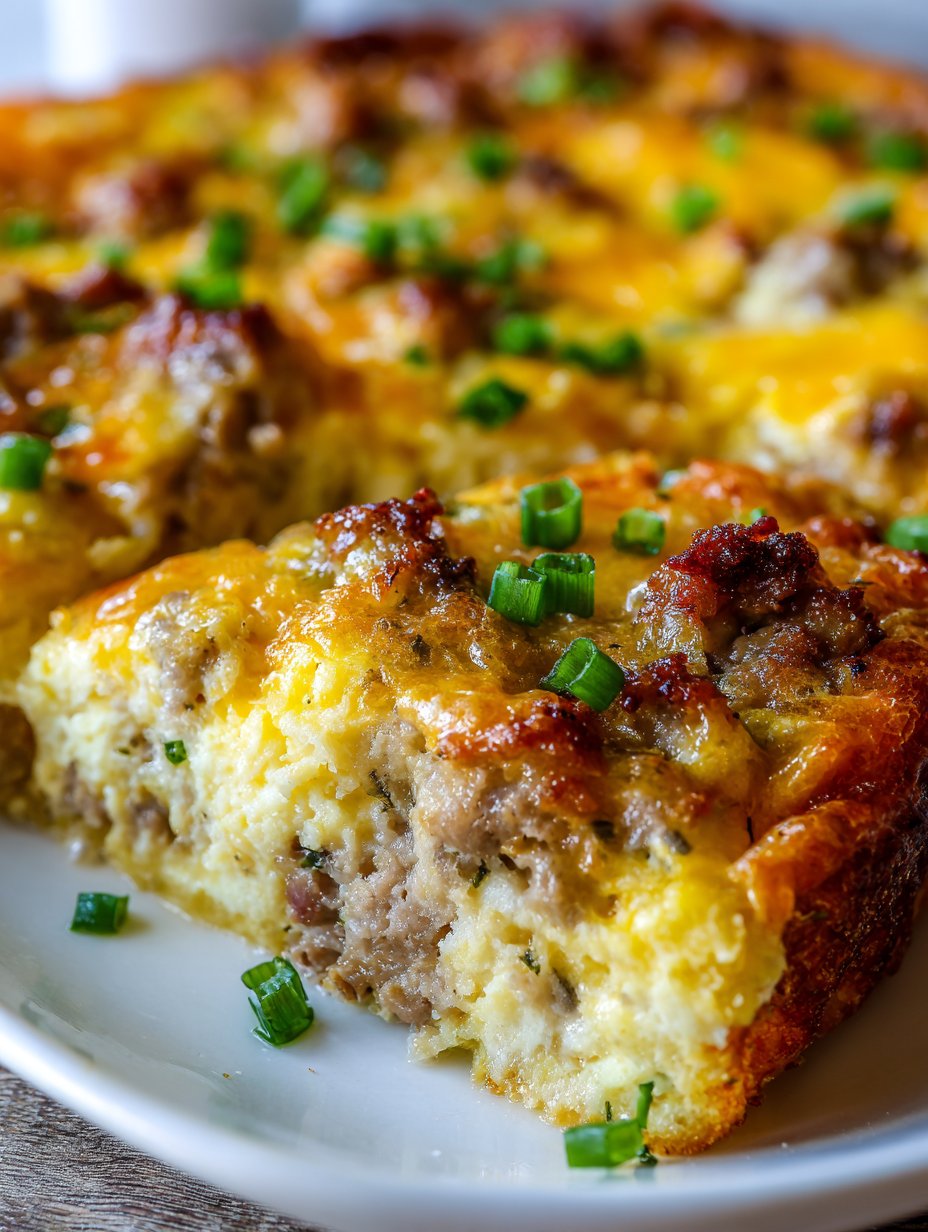 Easy Sausage and Egg breakfast casserole