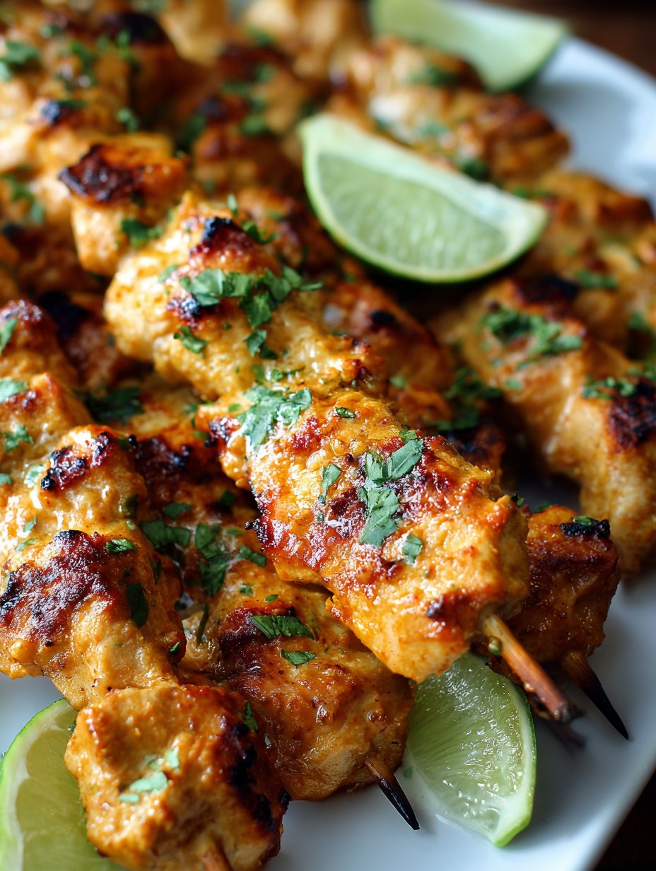 Bang Bang Chicken Skewers
