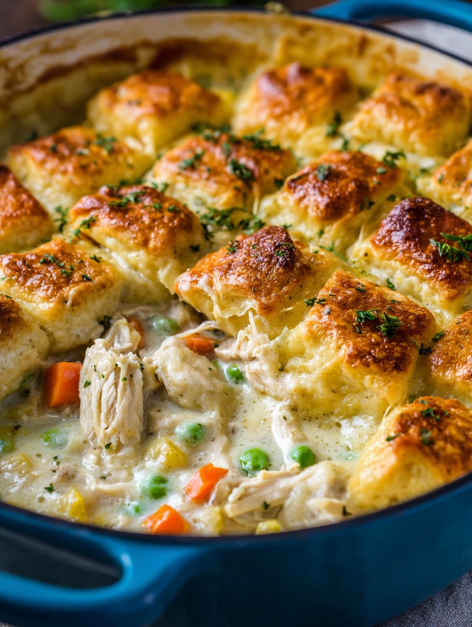 One pot gnocchi chicken pot pie