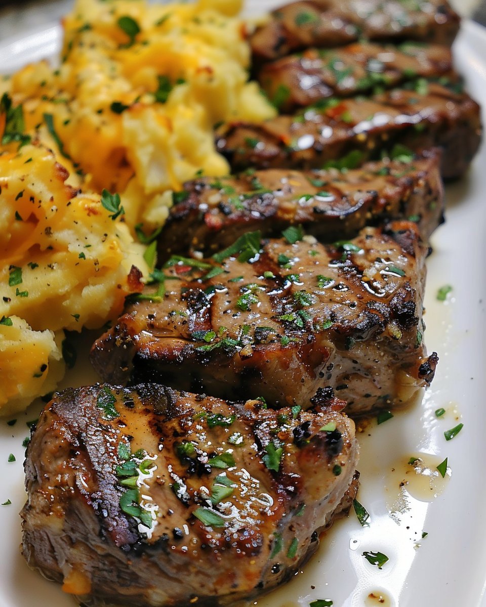 Garlic Butter Steak and Potatoes