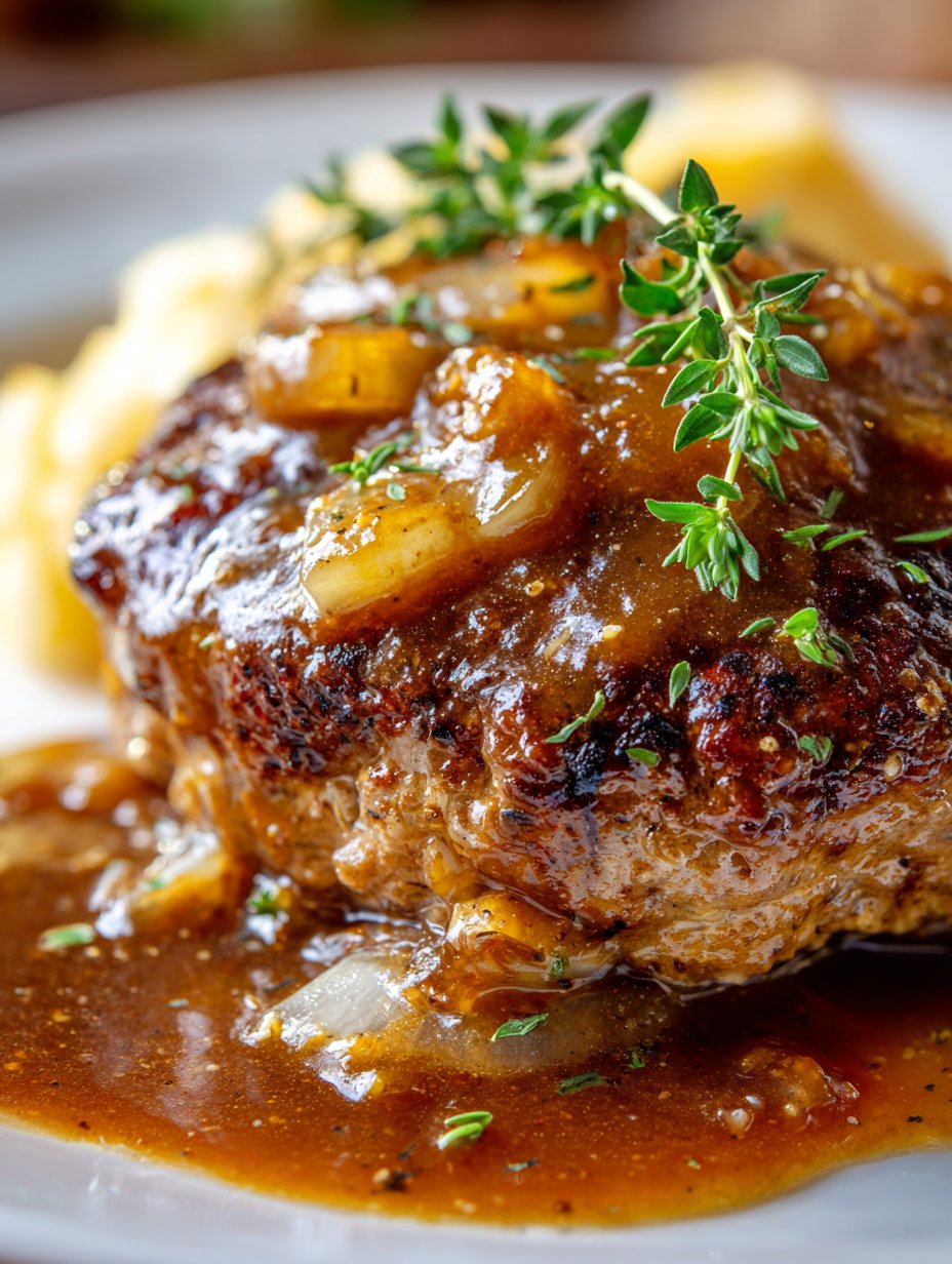 Smothered Hamburger Steak