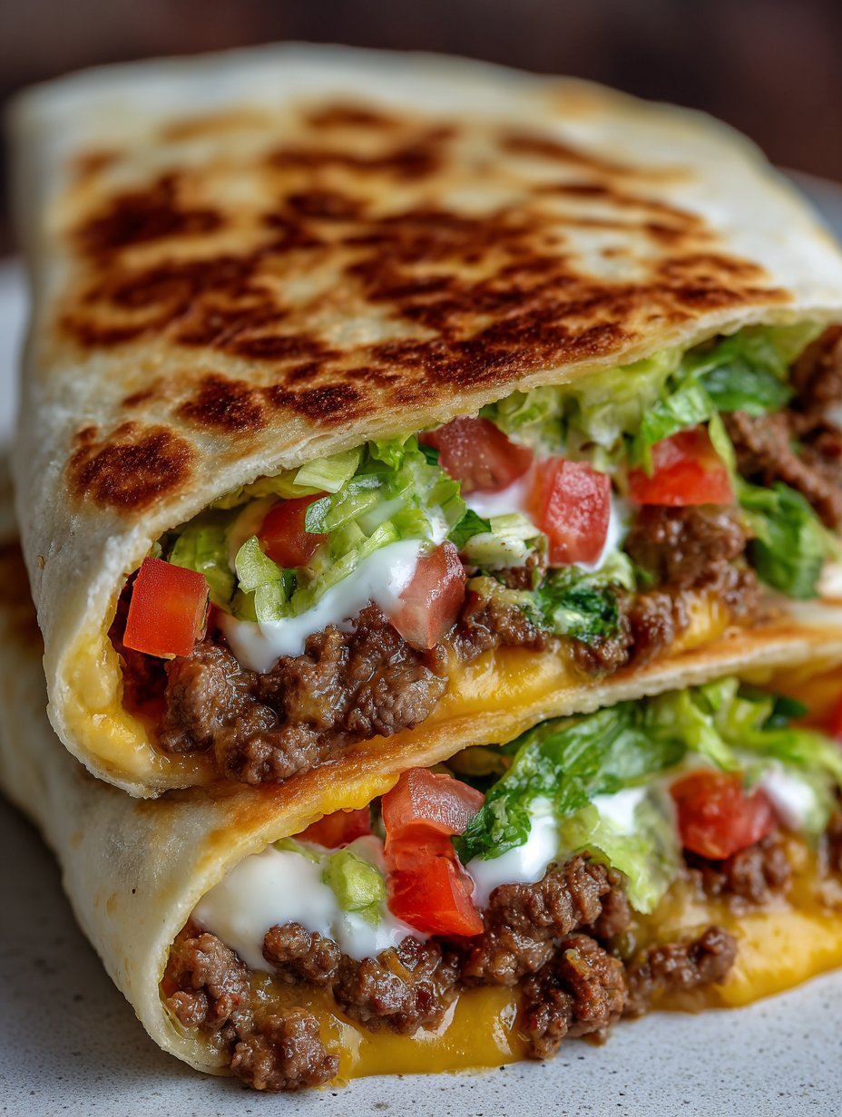 Homemade Crunch Wrap Supreme