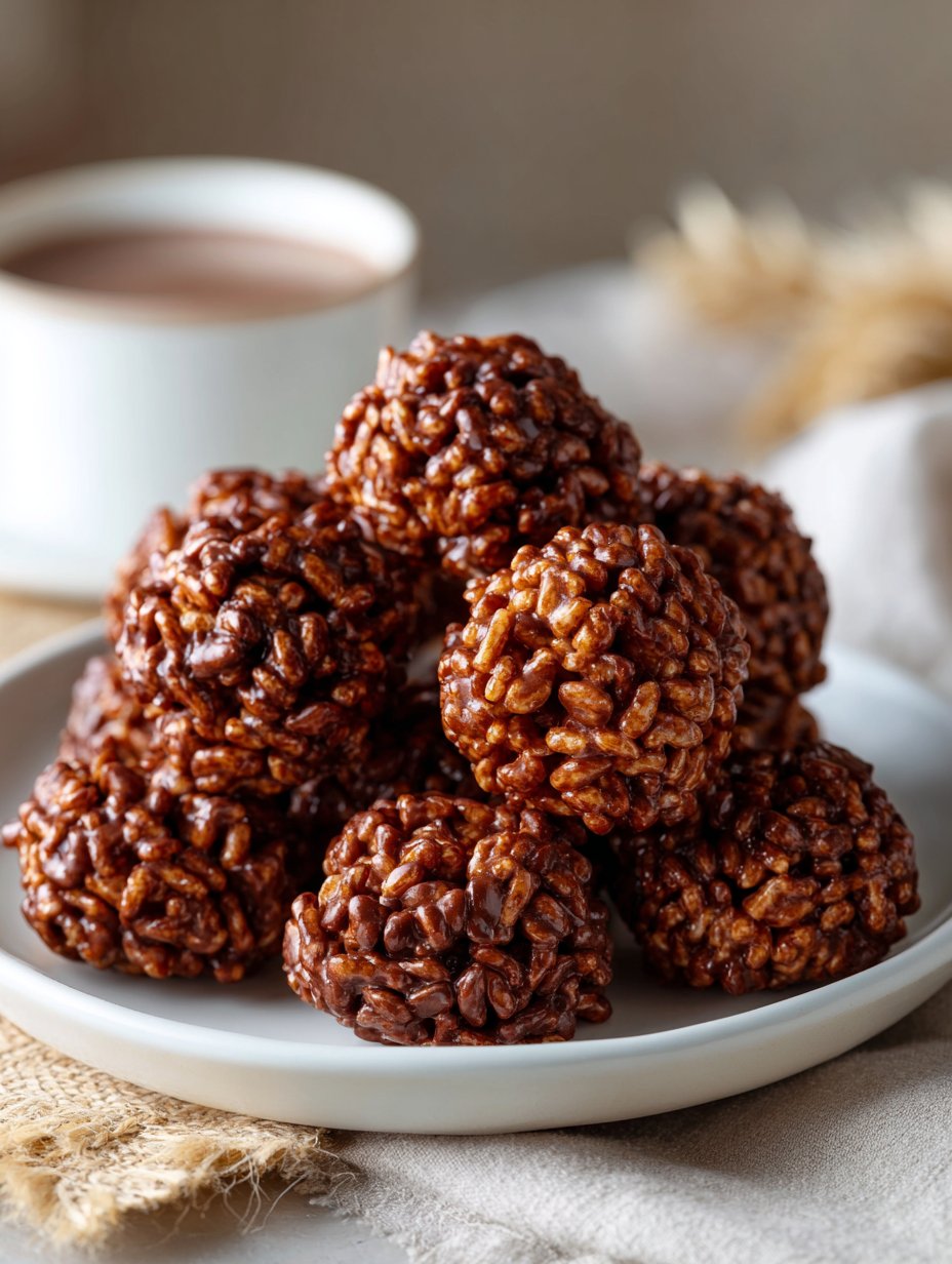 Chocolate Rice Krispie Balls
