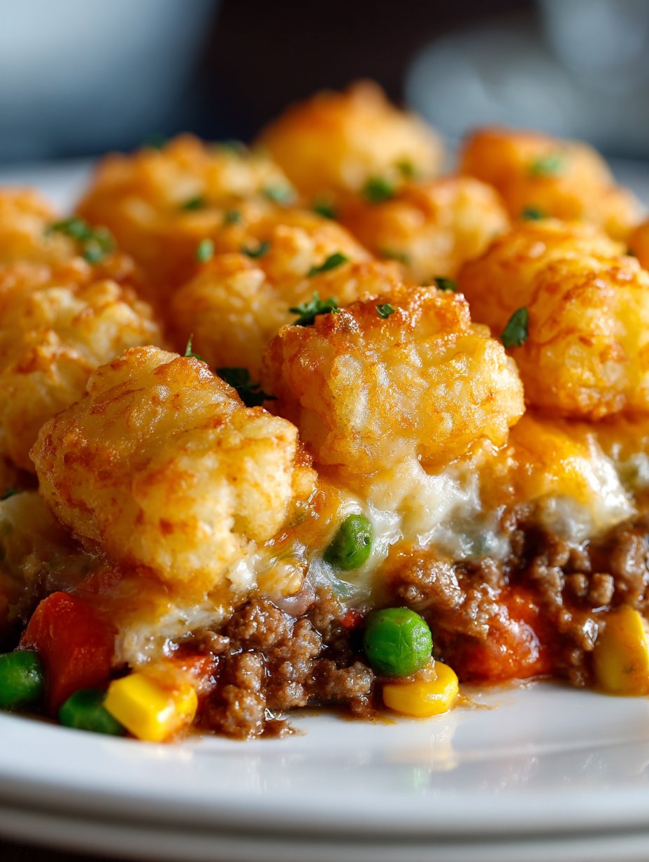 Shepherd’s Pie Tater Tot Casserole