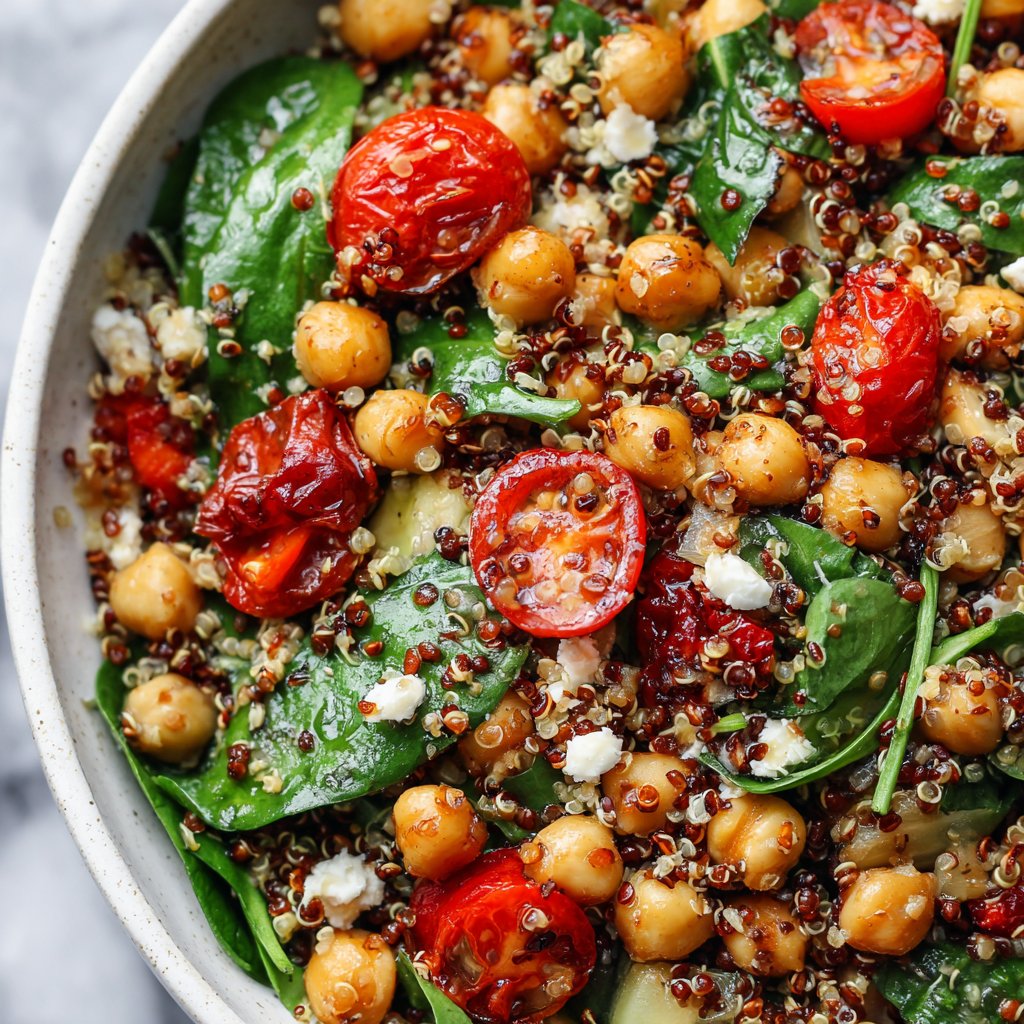 Quinoa Chickpea Salad