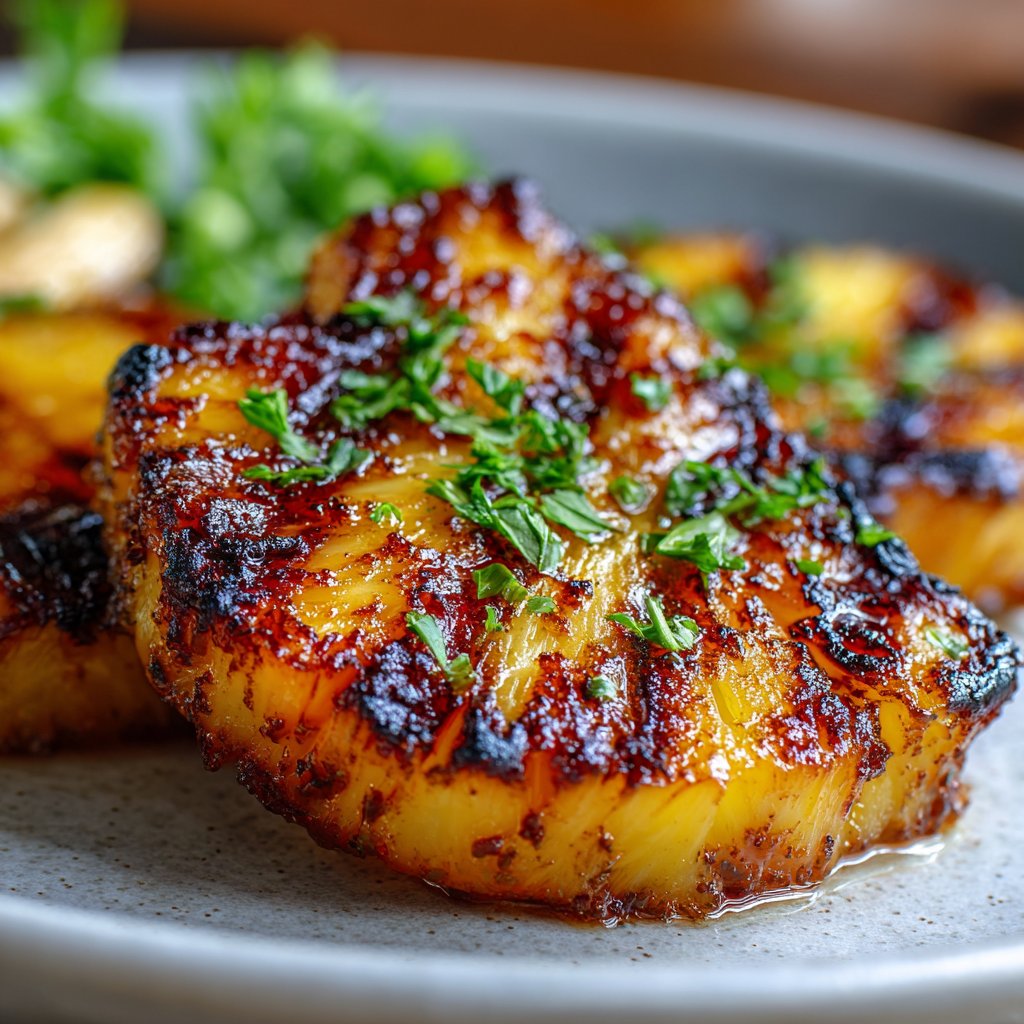 Grilled Pineapple with Cinnamon Sugar
