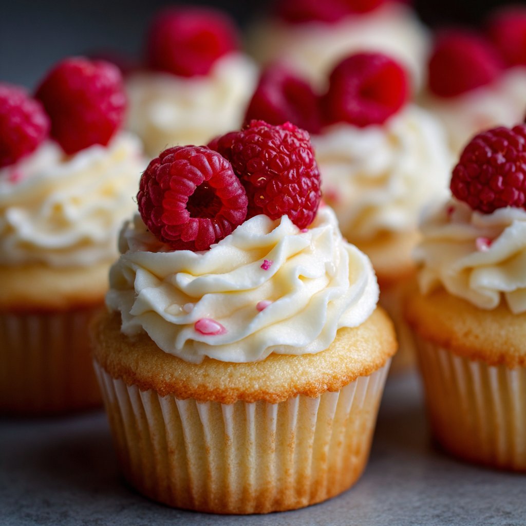 Lemon Raspberry Cupcakes