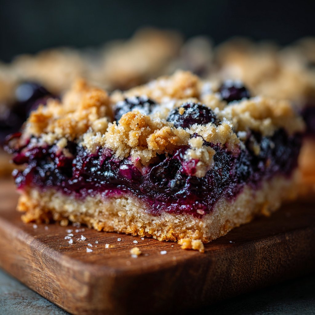 Blueberry Crumble Bars